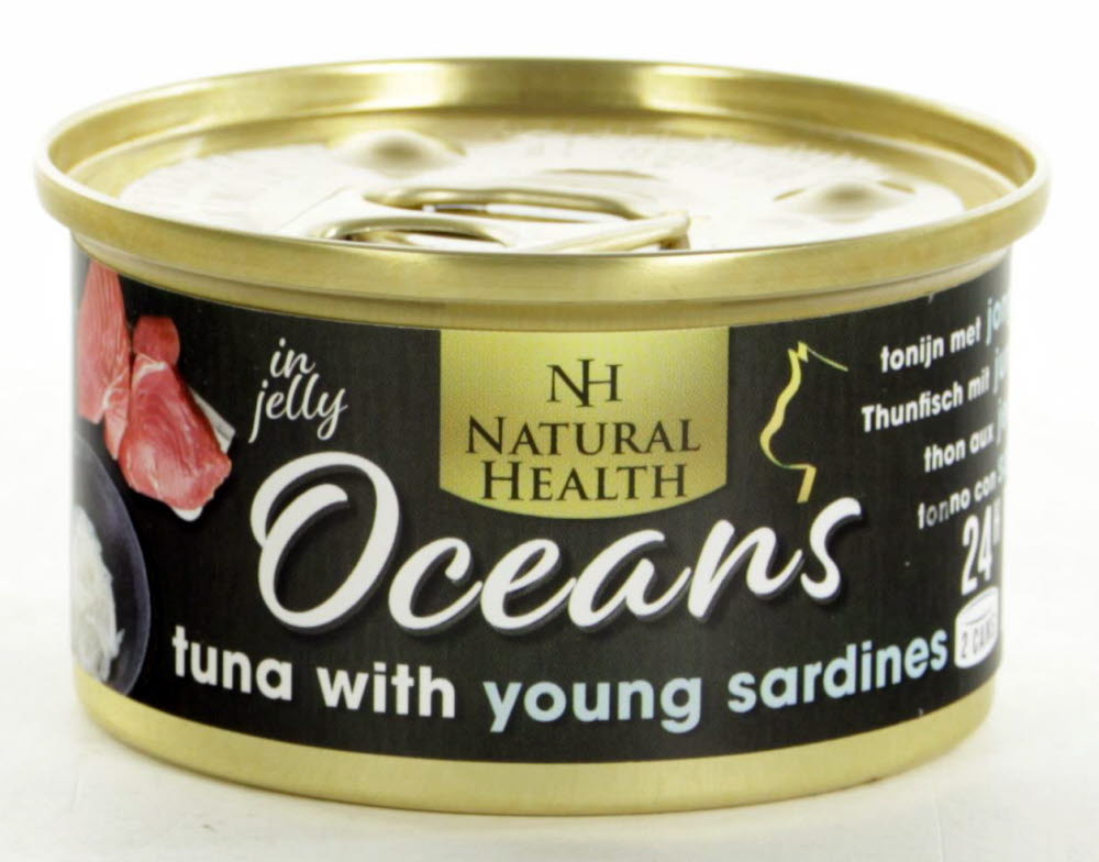 Natural Health Cat Oceans Tuna & Young Sardine 85g