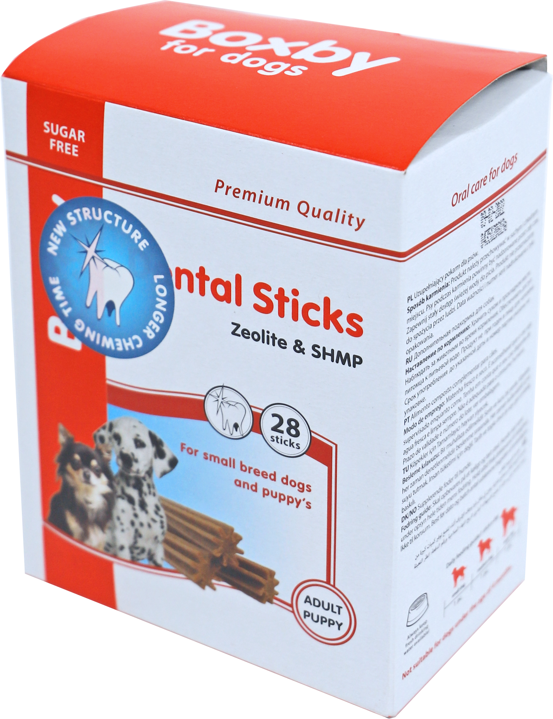 Proline Boxby dental sticks doos à 28 stuks