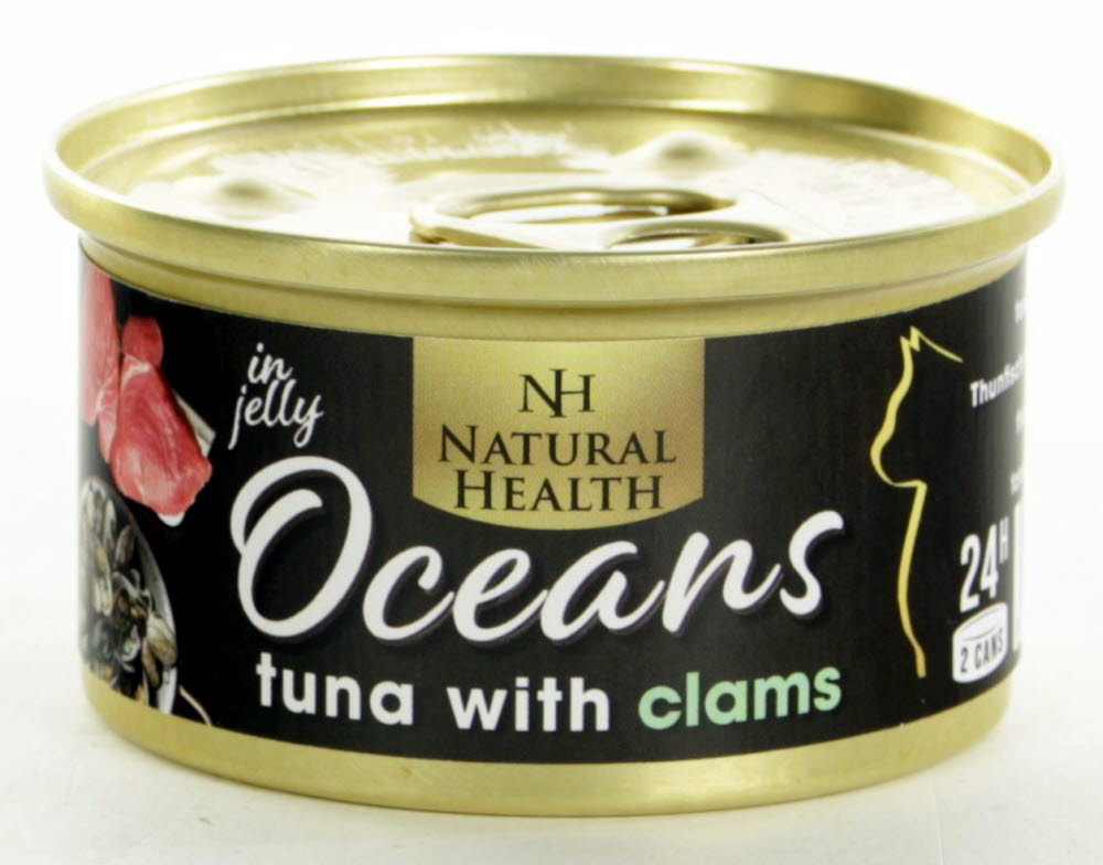 Natural Health Cat Oceans Tuna & Clams 85g
