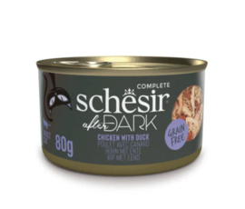 Schesir After Dark kat kip&eend bouillon 80gr