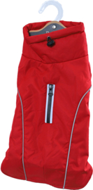 Hondenjas luxury waterproof rood 30 cm
