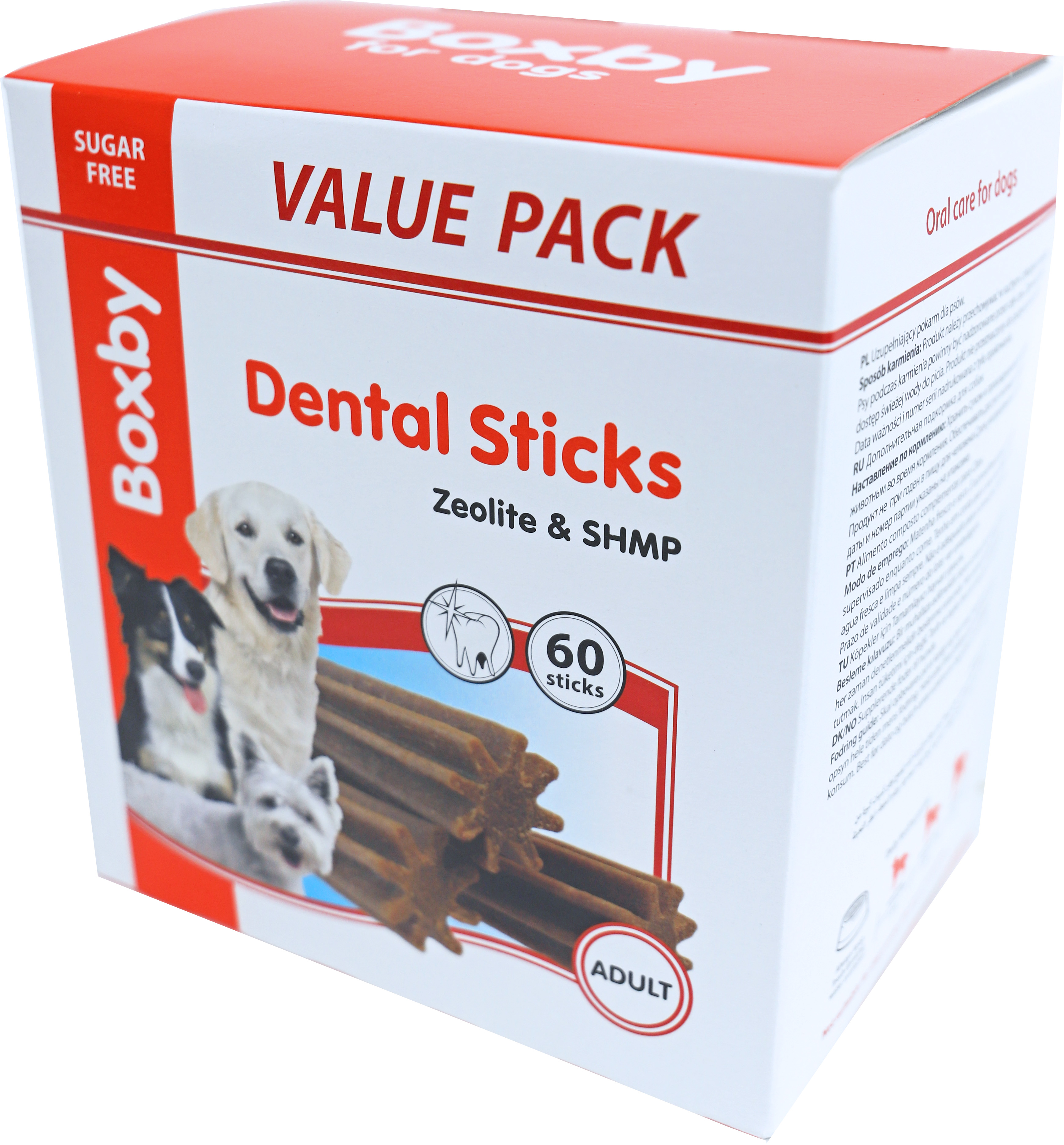 Proline Boxby dental sticks doos à 60 stuks
