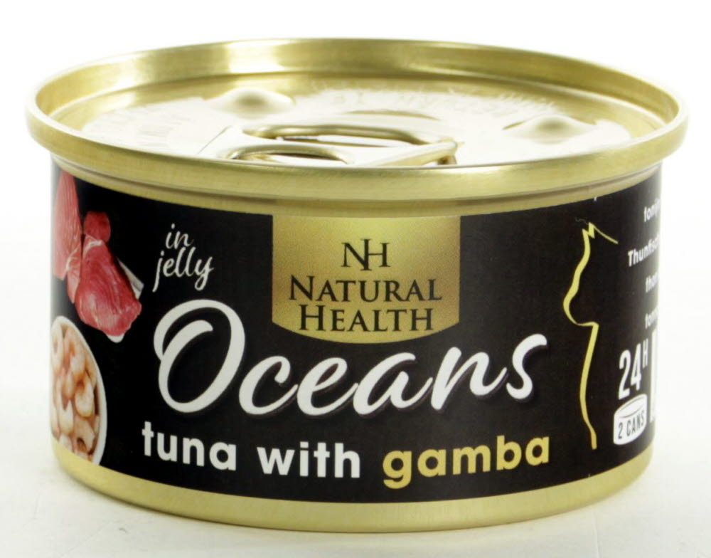 Natural Health Cat Oceans Tuna & Gamba 85g