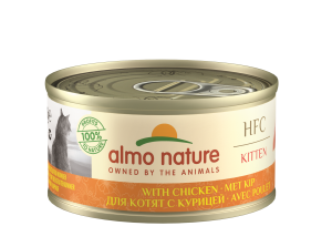 Almo Nature HFC kitten blik natural kip 70gr