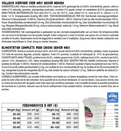 Sjef's Cuisine  Maxi Senior 3kg