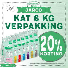 Jarco Actie Kat 20% korting