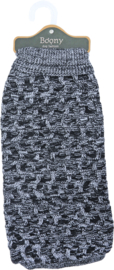 Honden-Kabeltrui grijs/wit 40cm