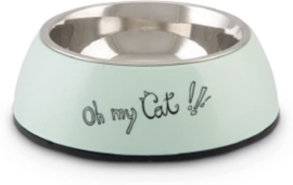 Beeztees Eetbak Oh my Cat mint 14 cm