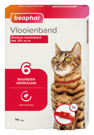 Vlooienband Rood