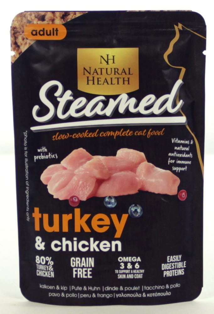 Natural Health Cat Steamed Turkey 85g