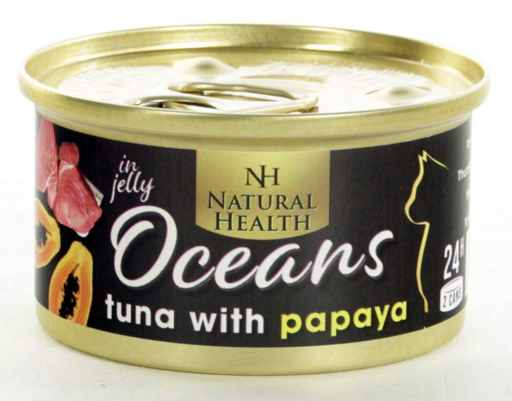 Natural Health Cat Oceans Tuna & Papaya 85g