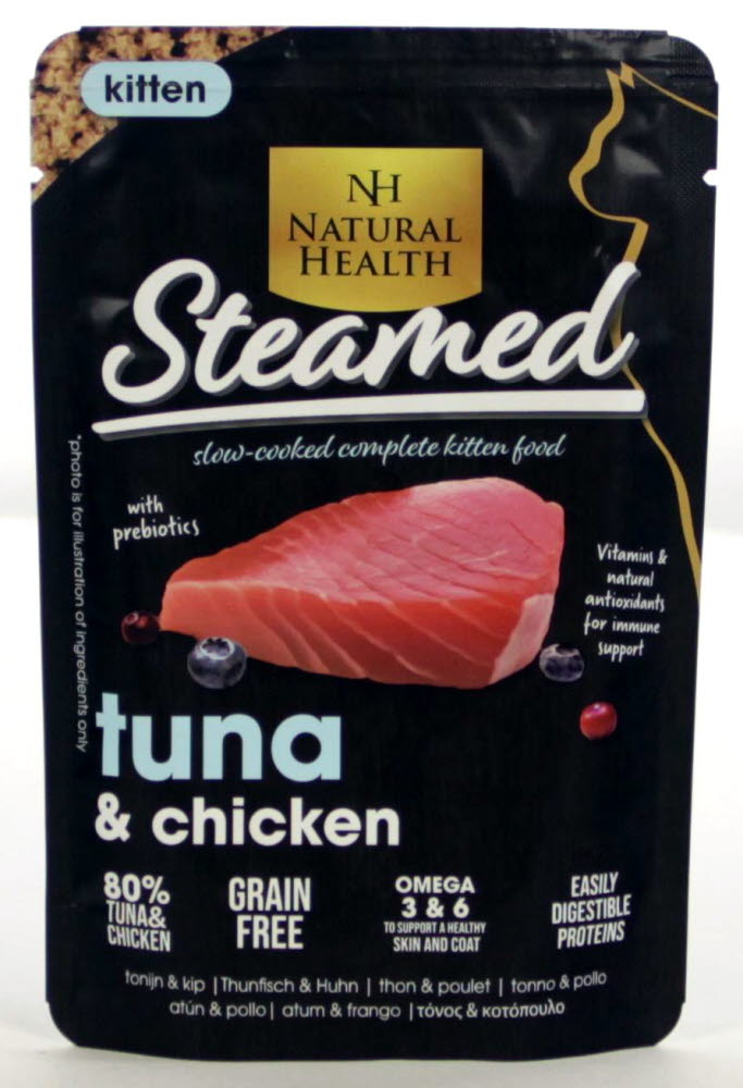 Natural Health Cat Steamed Kitten Tuna 85g