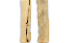 Witte rol met zalmhuid 17cm 2st