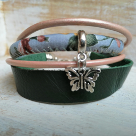 Zomerse groen en blauwe armband "Summercrush"