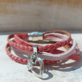 Roze armband "Madelon"