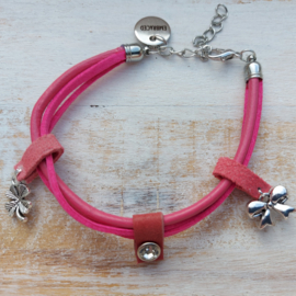 Pink Ribbon armband PR01