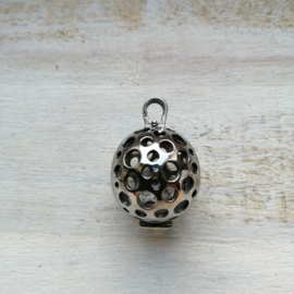 RVS Bal Locket "Holes"