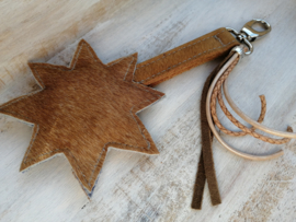 Middenbruine XL tashanger "Star"