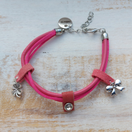 Pink Ribbon armband PR01