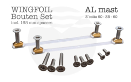 Wing Foil set bouten en M8 T nuts voor Duotone