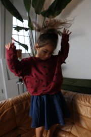 Daily Brat Sally Denim Plisse Skirt Indigo 4-5 jaar