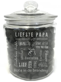 Tekst voor en cadeau LIEFSTE PAPA (excl. product)