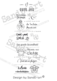 Tekst voor een cadeau BABY - BABYSHOWER - KRAAMCADEAU (excl. product)