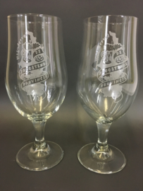 Bierglas 370ml op voet