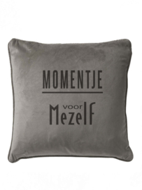 Zacht velours kussen met opdruk 45x45cm