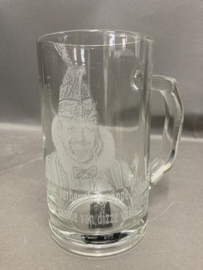 Bierpul met gravure prins(es)/boerebruiloft carnaval