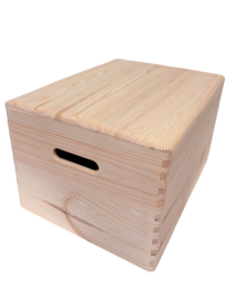 Houten kist 39,5 x 29,5 x 23 cm ZONDER GRAVURE