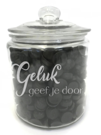 Quote geluk geef je door (excl. product)