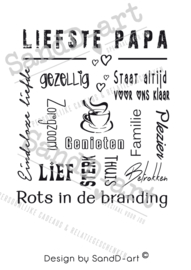 Tekst voor en cadeau LIEFSTE PAPA (excl. product)