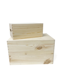 Houten kist klein 29 x 20 x 13 cm ZONDER gravure