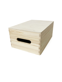 Houten kist klein 29 x 20 x 13 cm ZONDER gravure