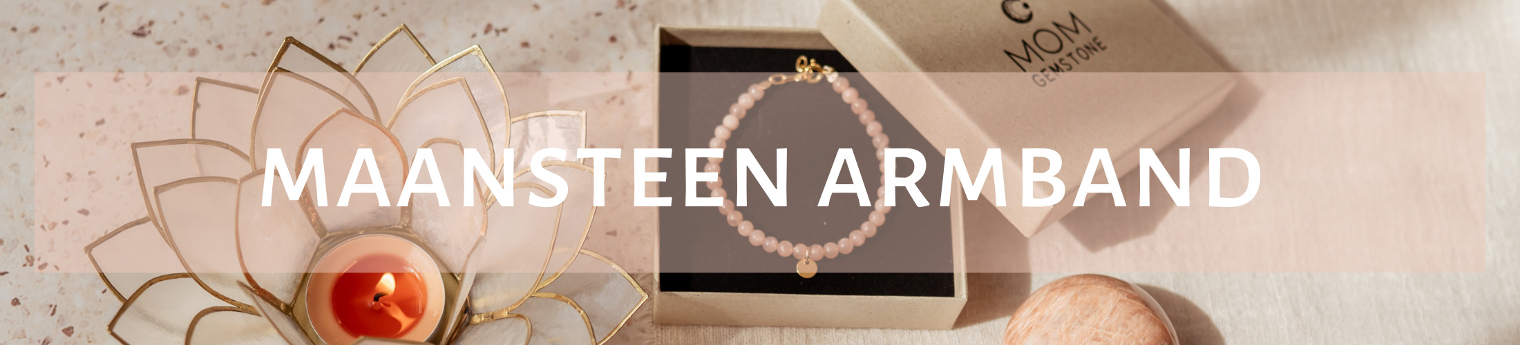 Maansteen armband