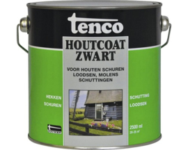 Tenco Houtcoat zwart 2,5L