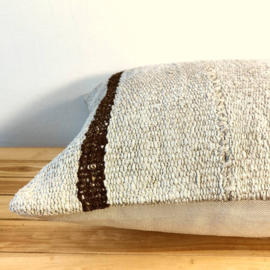 Hennep kussen naturel 40x60