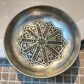 Hamamschaal vertind koper 20 cm