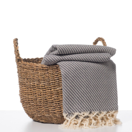 Plaid LALE Dunkelgrau