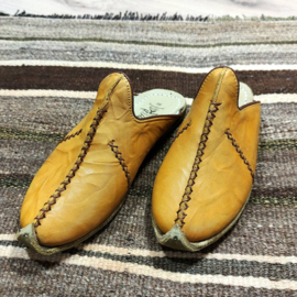 Yemeni slippers okergeel