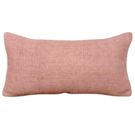 Hennep kussen roze 30x60
