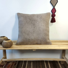 Hennep kussen stone 55x55