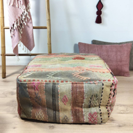 Vintage Kelim Pouf