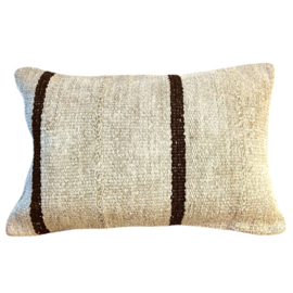 Hennep kussen naturel 40x60