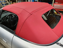 Mazda MX5 MX-5 NA/NB/NBFL Cabriokap ROOD Softtop Stof NIEUW inclusief Montage