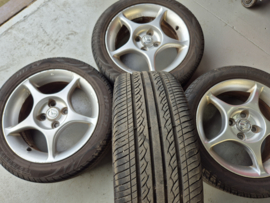 Set Velgen Enkei Origineel Mazda met WERK banden 195/50/R15 Mazda MX-5 NA/NB/NBFL
