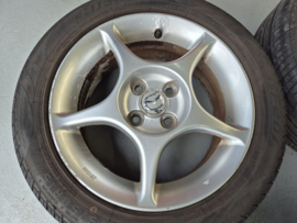 Set Velgen Enkei Origineel Mazda met WERK banden 195/50/R15 Mazda MX-5 NA/NB/NBFL
