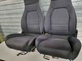 Set Stoelen zwart Stof voor een Mazda MX-5 NA