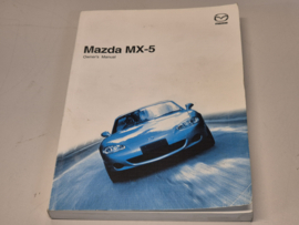 Mazda MX5 MX-5 origineel Engels instructie boekje 8S48 voor de NBFL